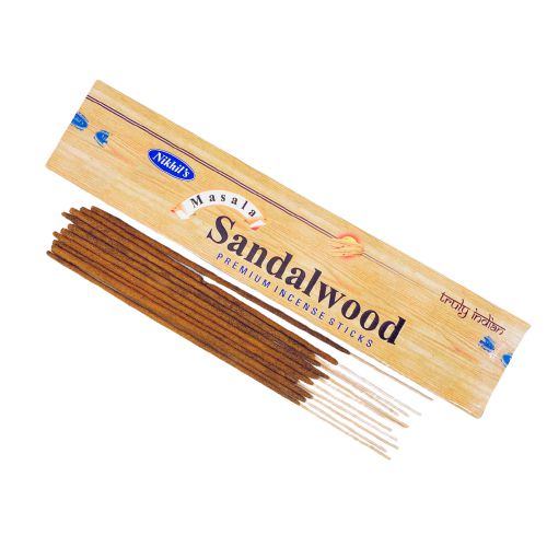 Incenso Indiano Nikhil's - Sandalwood (Sândalo)