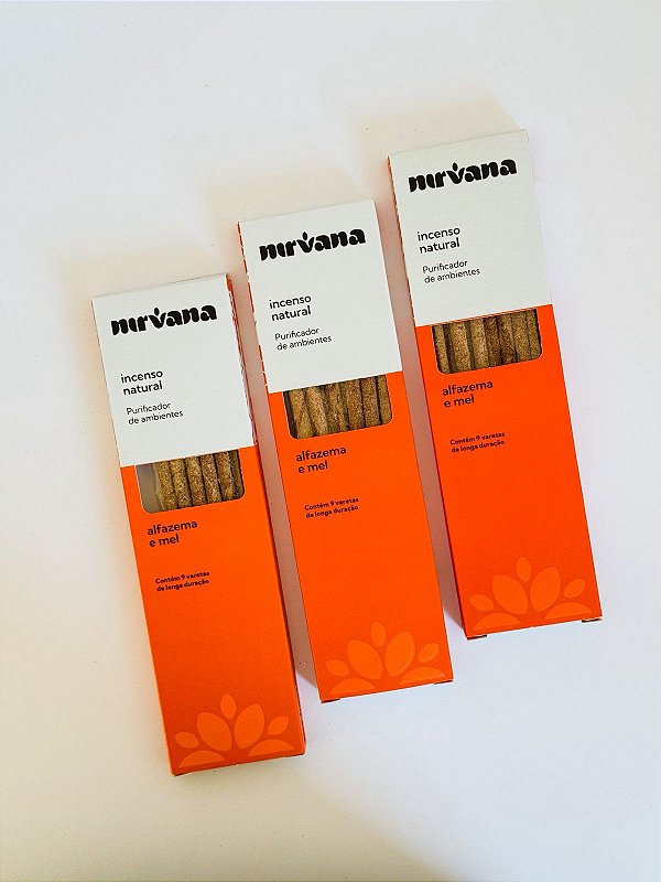Incenso Nirvana - Alfazema e Mel