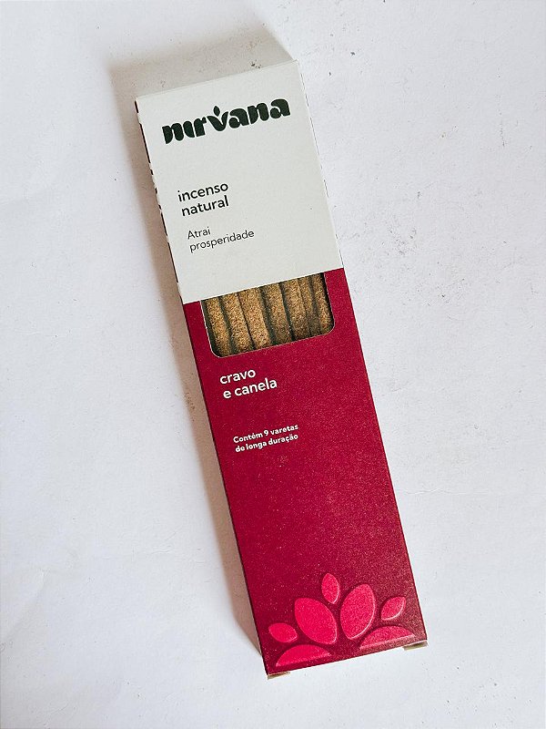 Incenso Nirvana - Cravo e Canela