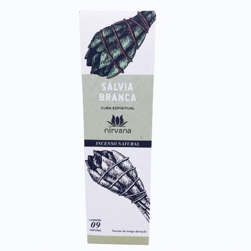 Incenso Nirvana - Sálvia Branca