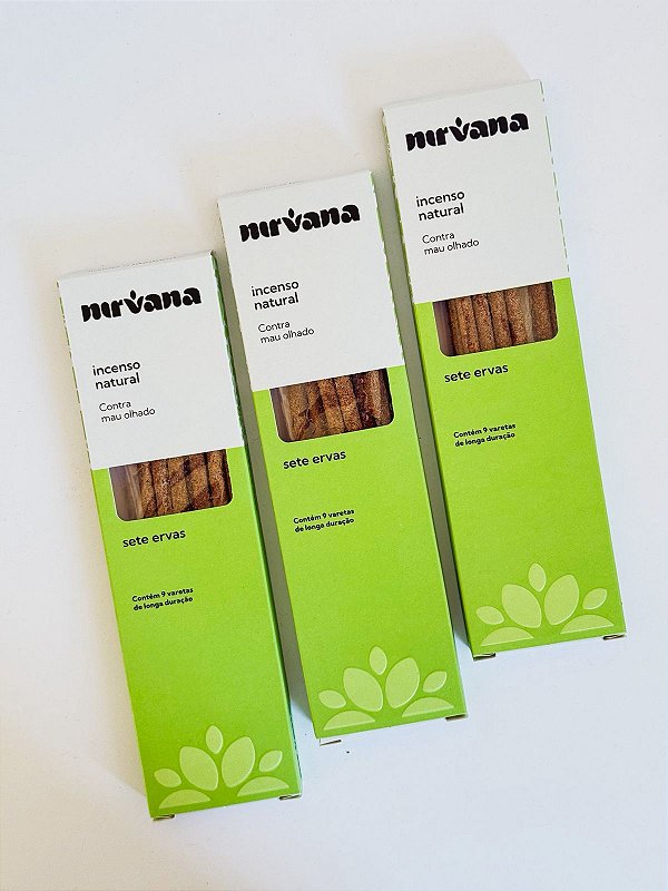 Incenso Nirvana - Sete Ervas