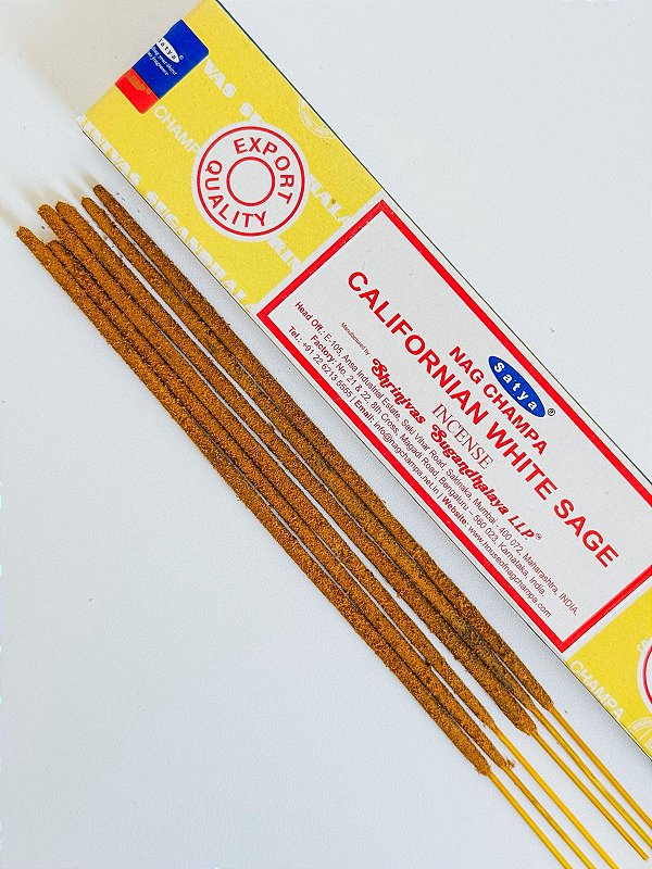 Incenso Satya Massala - Salvia Branca Califórnia