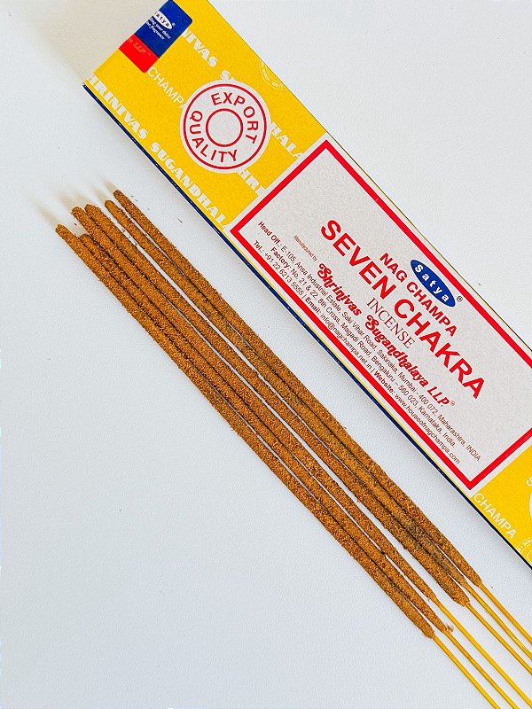 Incenso Satya Massala - Seven Chakra (7 chakras)