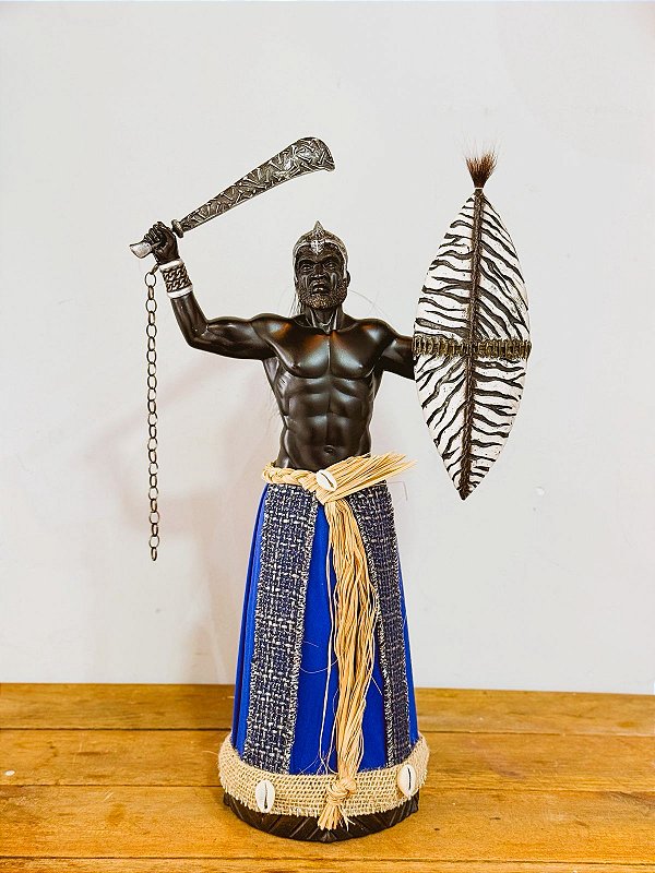 Imagem de Ogum em resina - Camasi 40cm
