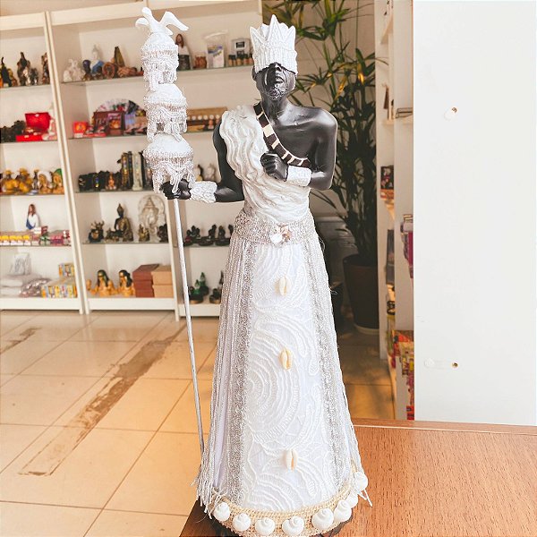 Imagem de Oxalá em resina - camasi 35cm