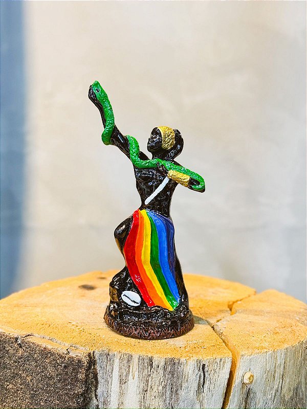 Imagem de Oxumaré resina - 15cm