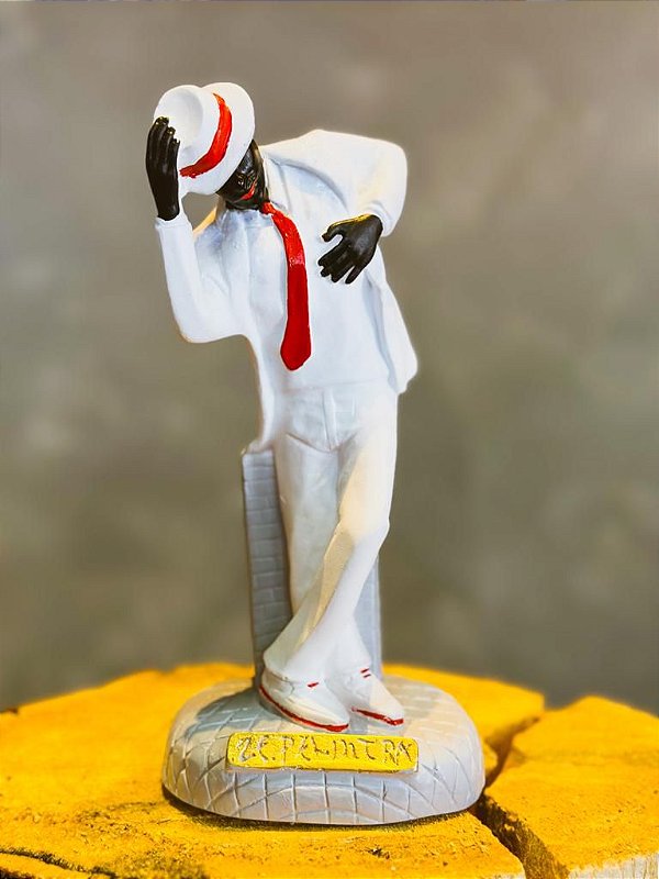 Imagem Zé Pilintra dançando em gesso  - 23cm