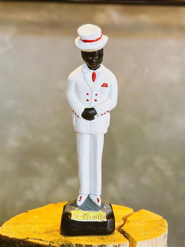 Imagem Zé Pilintra em gesso - 30cm