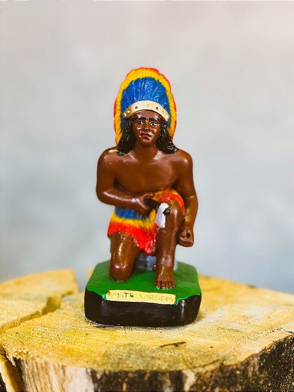 Imagem Caboclo Mata Virgem - Gesso