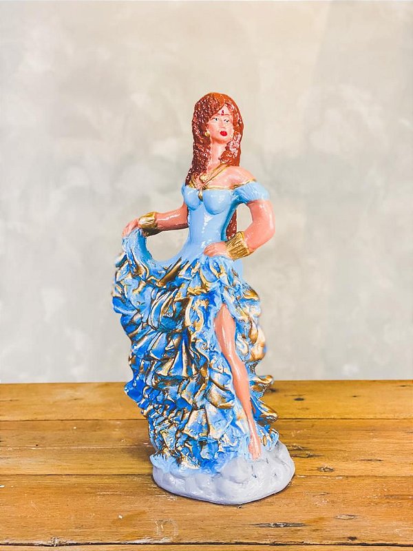 Imagem Cigana Azul 26cm