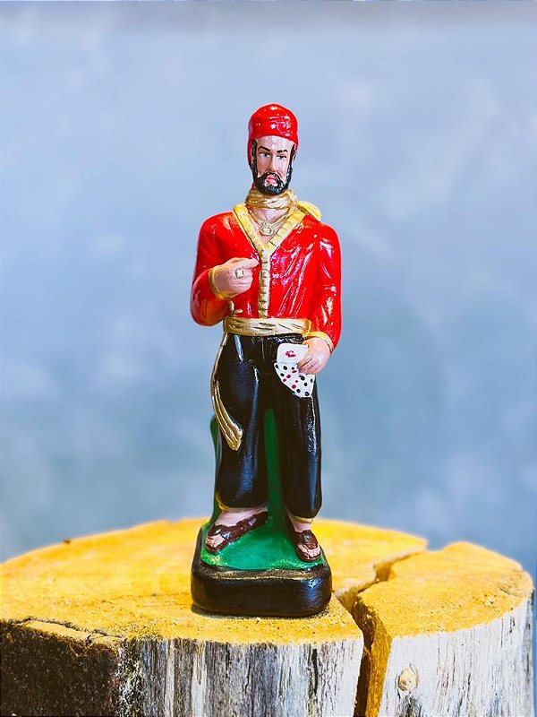 Imagem Cigano com baralho 21cm