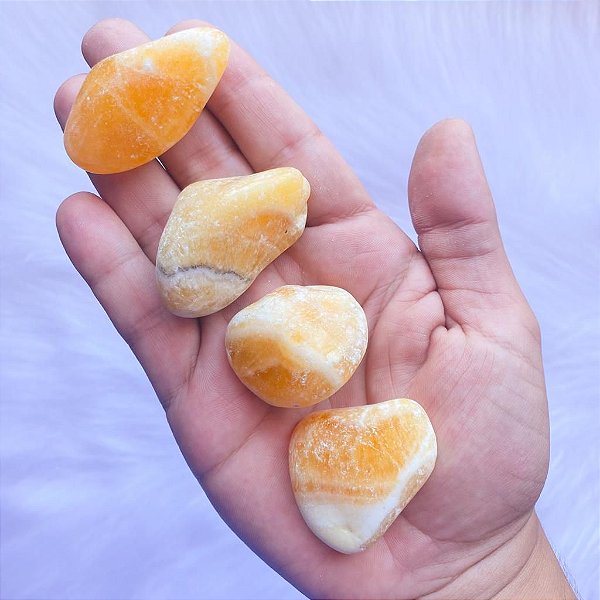 Calcita Amarela rolada - realizações e brilho pessoal