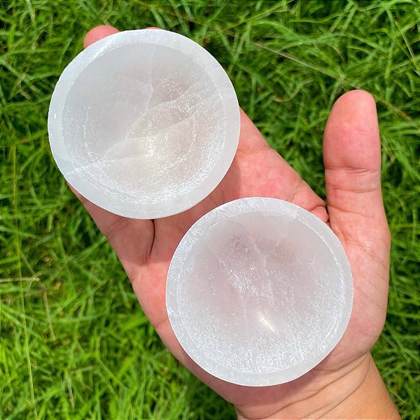 bowl de selenita – Limpeza e energização