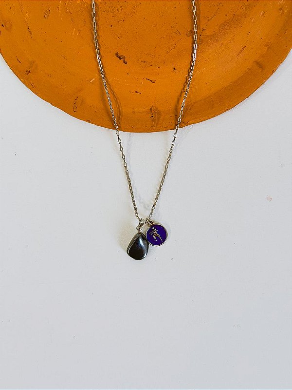 Corrente com Hematita de Ogum - Unissex