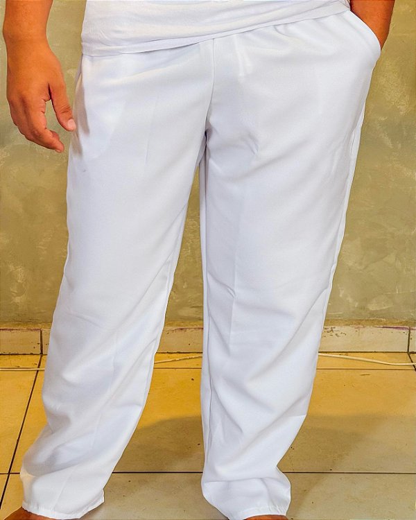 Calça gabardine - branca