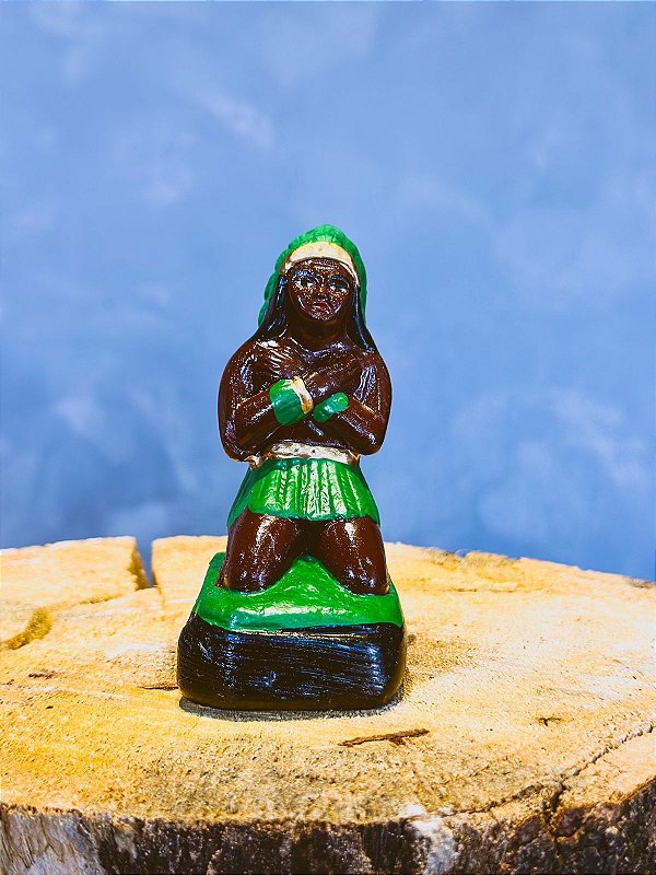 Caboclo Pena Verde - 10cm