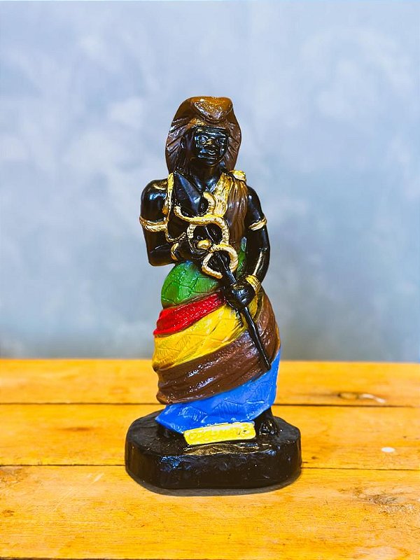 Imagem de Oxumaré em gesso - 22cm