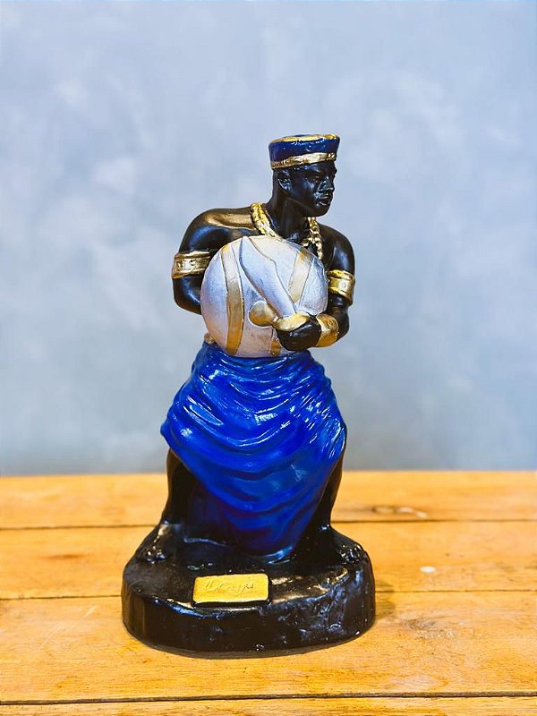 Imagem de Ogum em gesso - 22cm