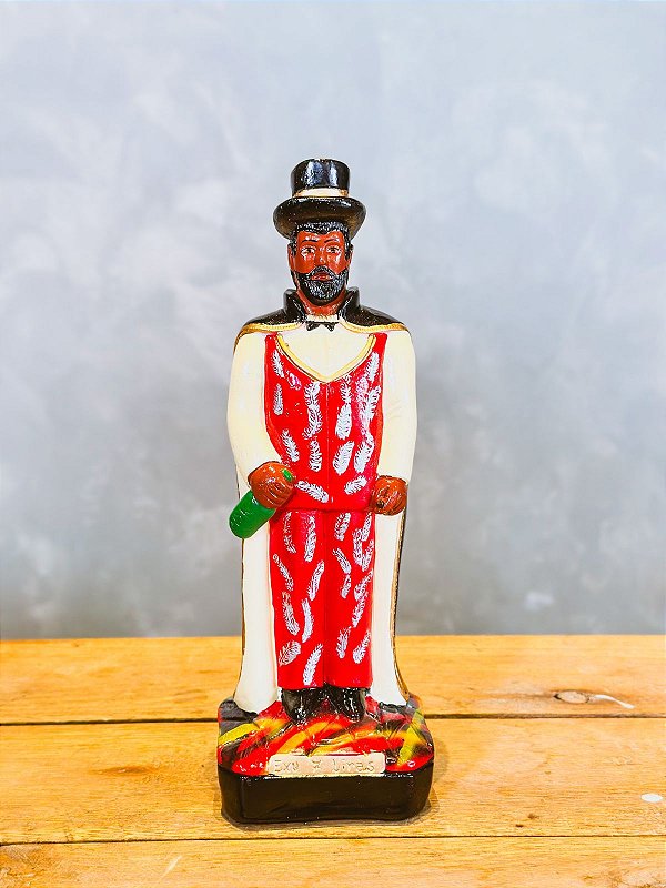 Exu 7 Liras 20cm - Gesso