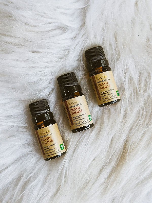 Óleo Essencial de Cravo folhas - 10ml