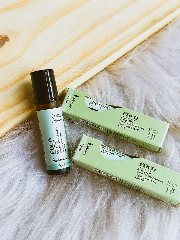Roll-On Blend Óleos Essenciais - Foco