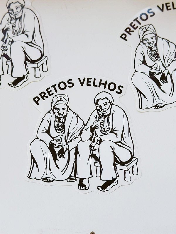 Adesivo dos Pretos Velhos