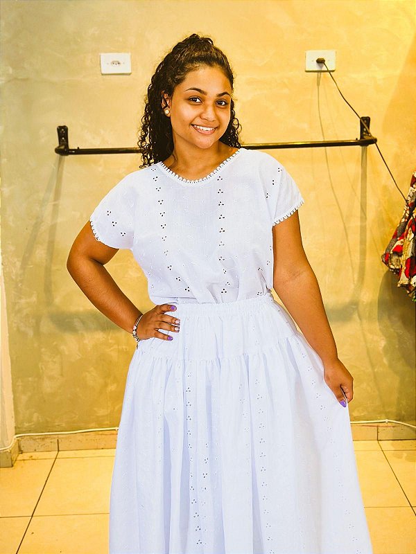 Conjunto Feminino Lesie - Branco