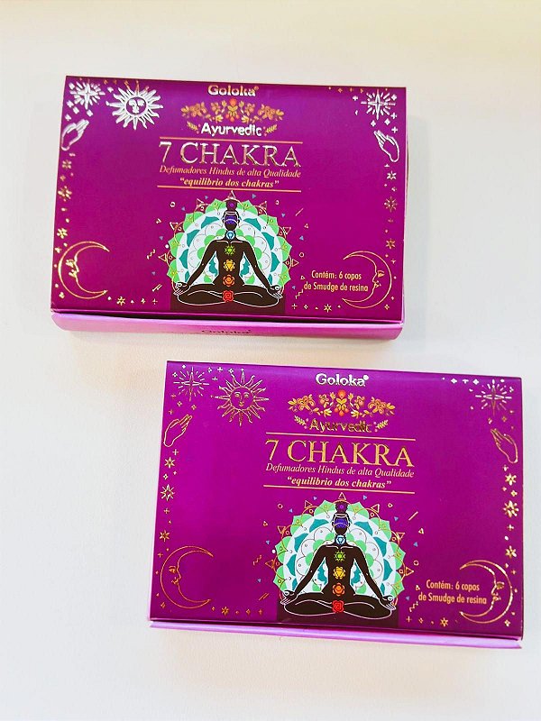 Defumador Goloka Hindu Premium - 7 Chakras