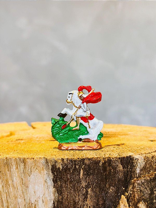 Imagem São Jorge de ferro - 5cm