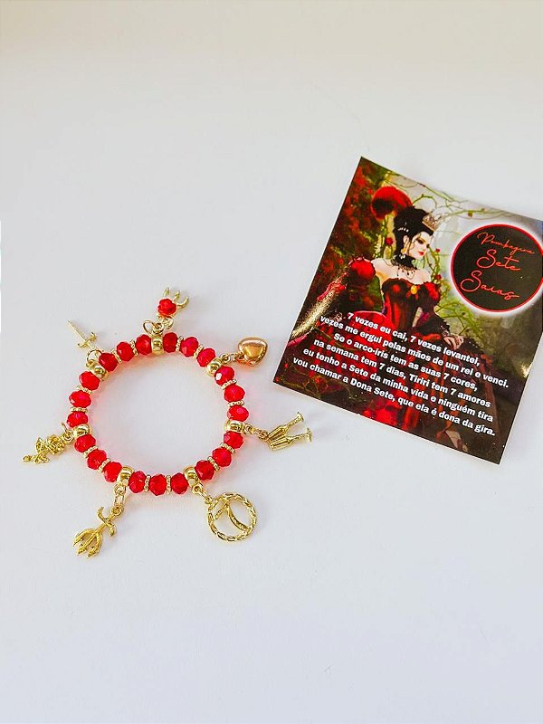 Pulseira de Pomba gira Sete Saias