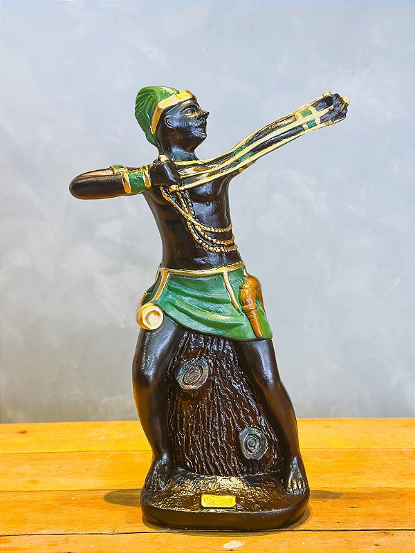 Imagem de Oxóssi em gesso - 45cm