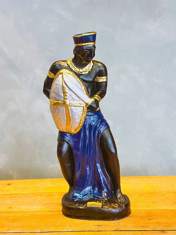 Imagem de Ogum em gesso - 45cm