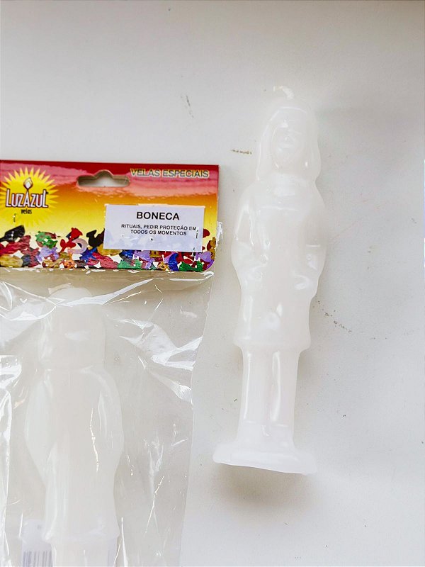 Vela de magia - boneca