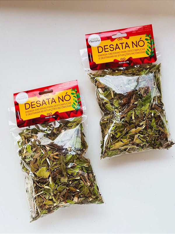 Banho de erva desata nó