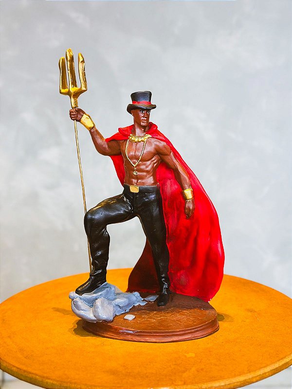 Imagem Exu em rsina - 20cm