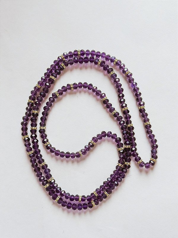 Guia de cristal Lilás transparante