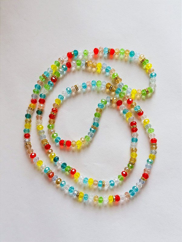 Guia de cristal ciganos colorida