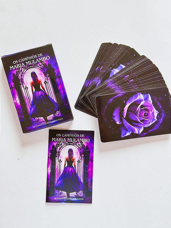 Baralho os caminhos de Maria Mulambo - 36 cartas