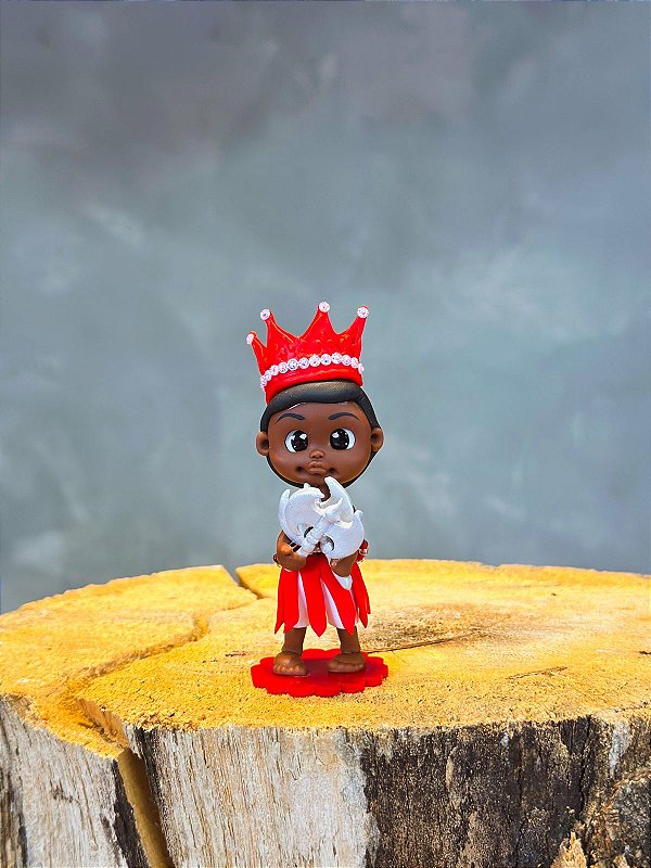 Imagem de biscuit 8cm - Xangô