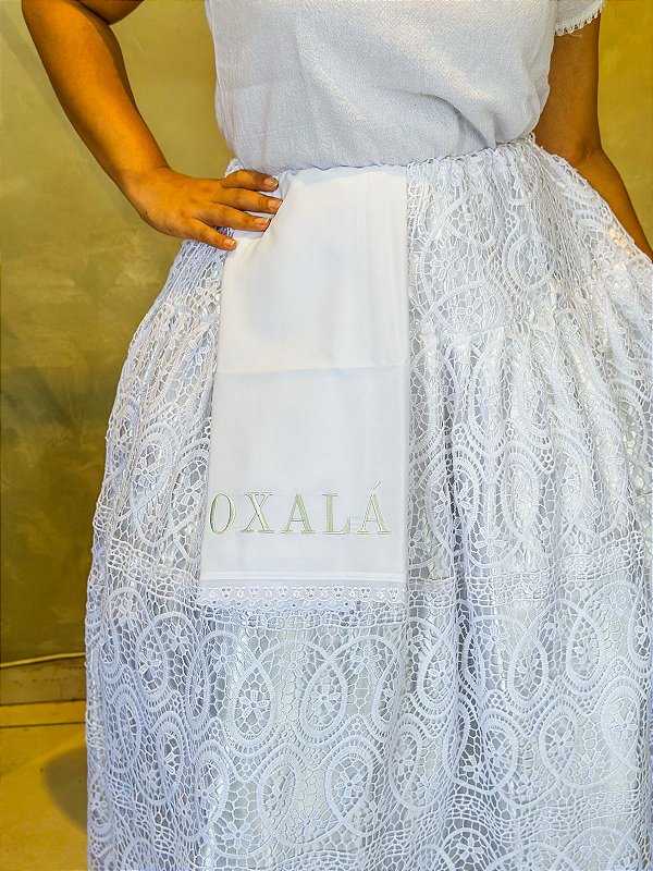 Pano de bater cabeça personalizado - Oxalá