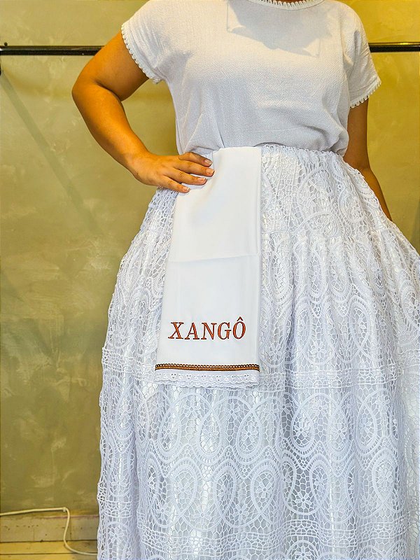 Pano de bater cabeça personalizado - Xangô