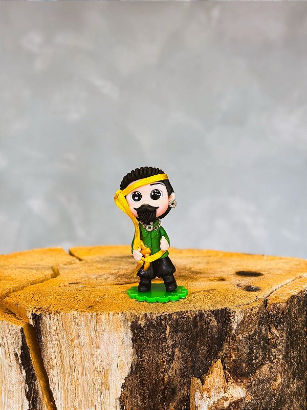 Imagem de biscuit 8cm - Cigano verde