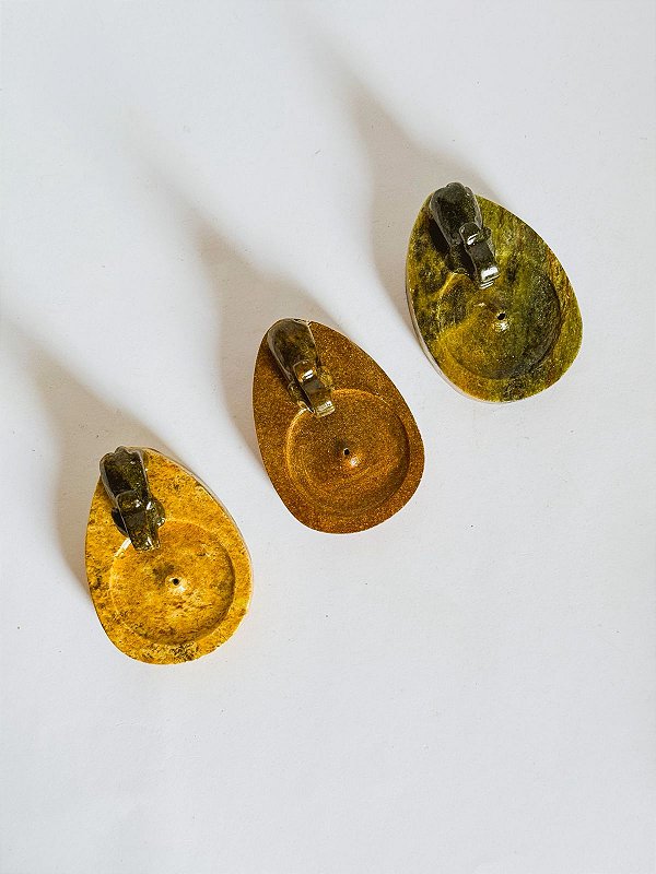 Incensário elefante de pedra sabão