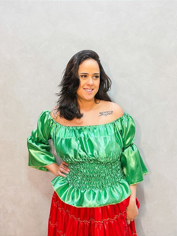 Bata Ciganinha Verde