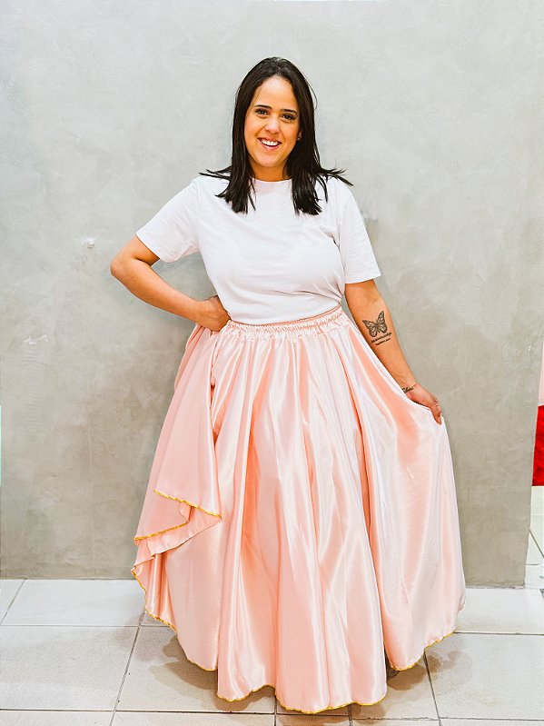 Saia godê Rosa