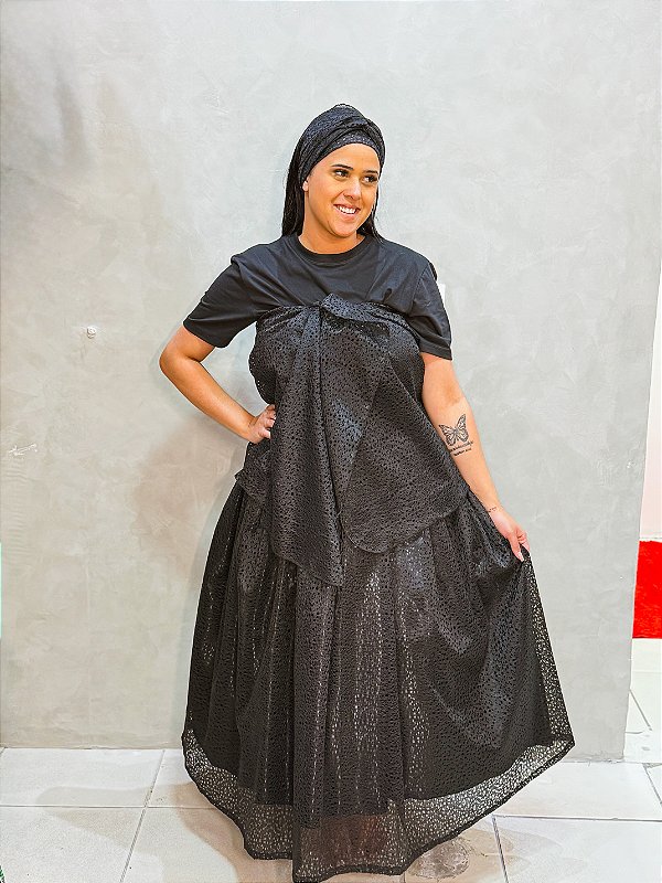 Conjunto preto 3 peças