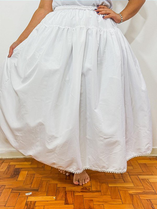 Saia branca para umbanda e candomblé