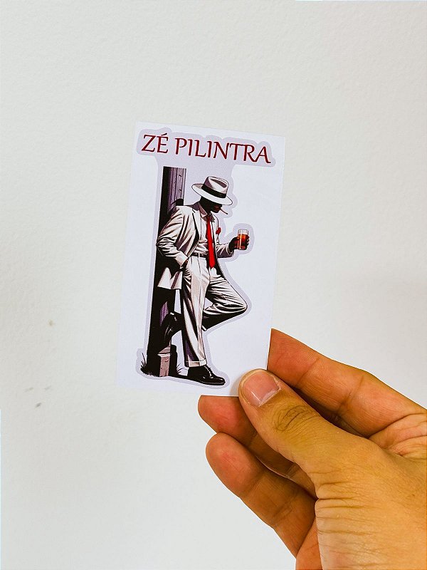 Adesivo de Zé no poste