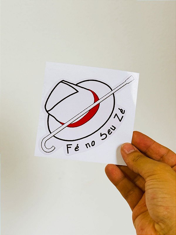 Adesivo de Zé Pilintra - Fé no seu zé