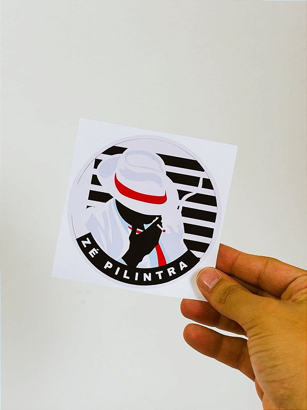 Adesivo de Zé Pilintra - Fumando
